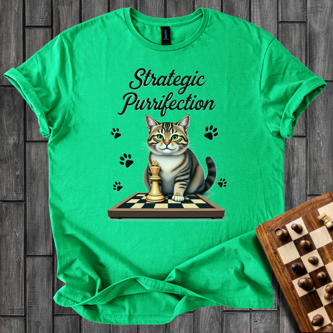 Purr Powerfull Chess T-Shirt