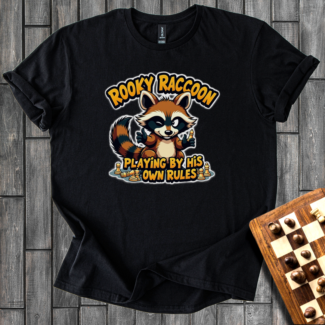 Rooky Raccoon Chess T-Shirt