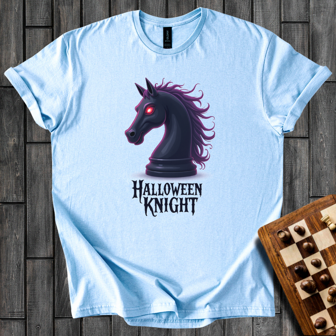Halloween Knight Chess T-Shirt
