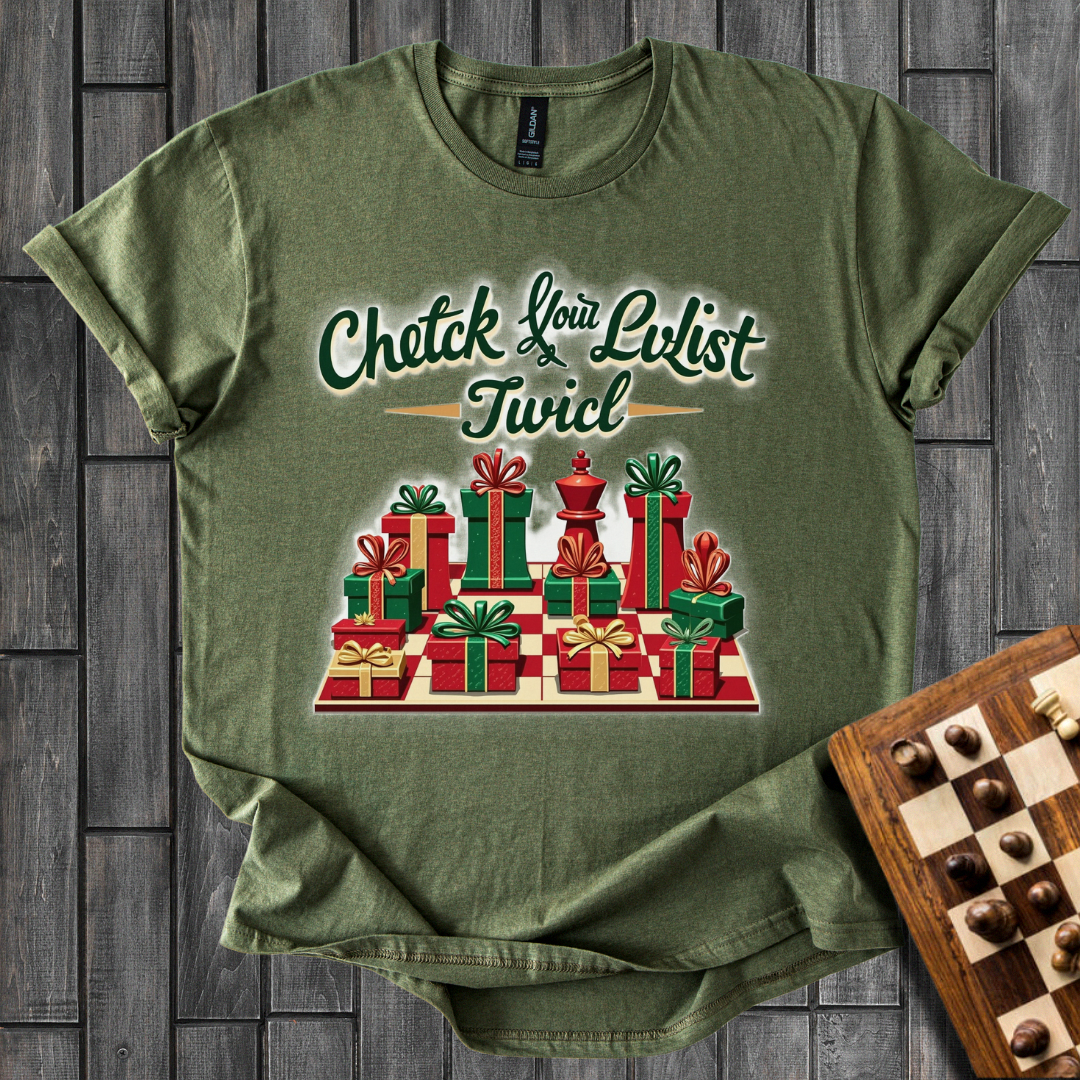 Check Your List Chess T-Shirt