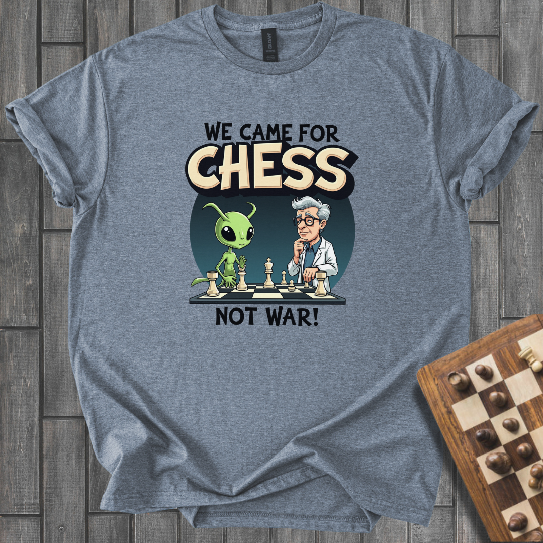 We Are Not Alone Chess T-Shirt