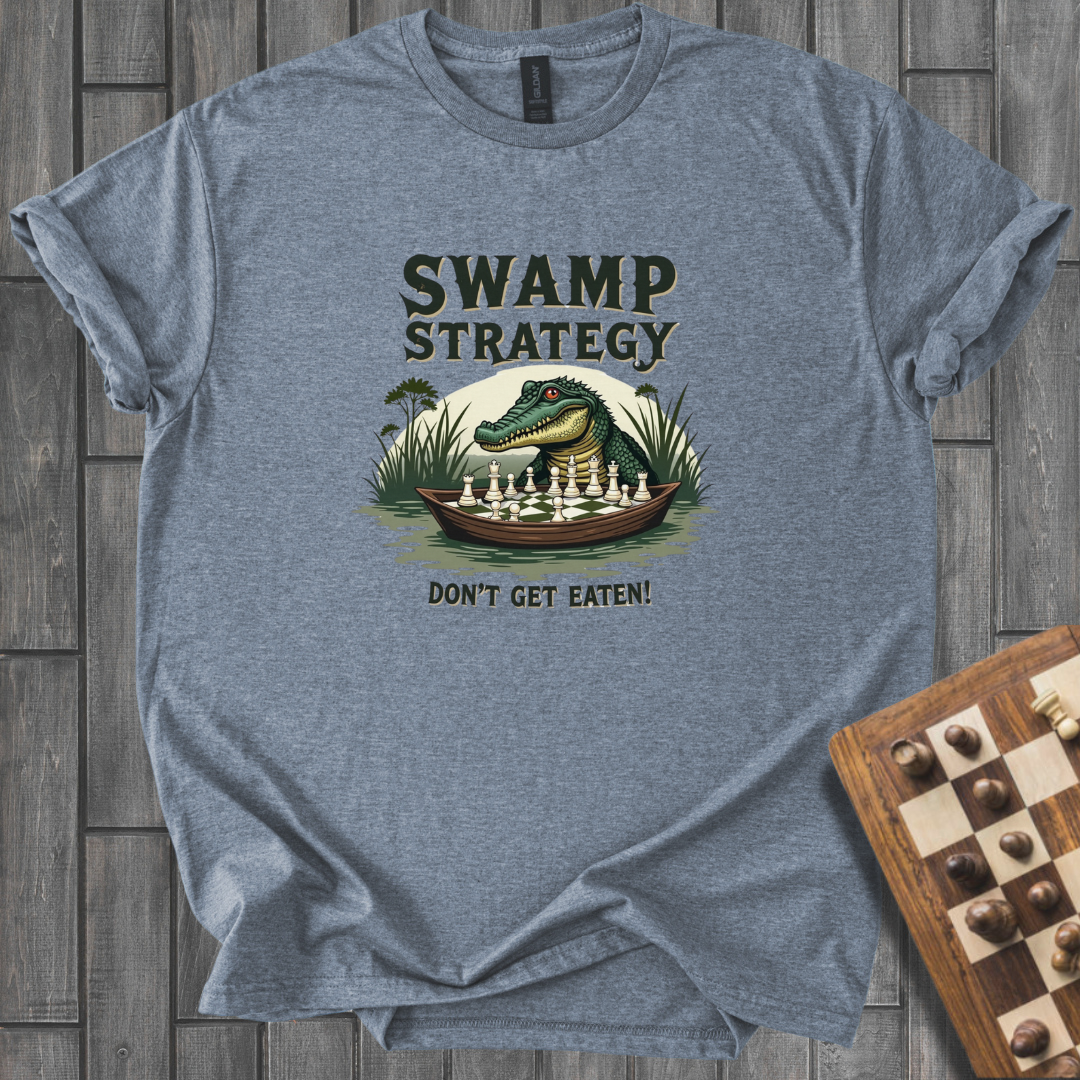 Swamp Strategy Chess T-Shirt