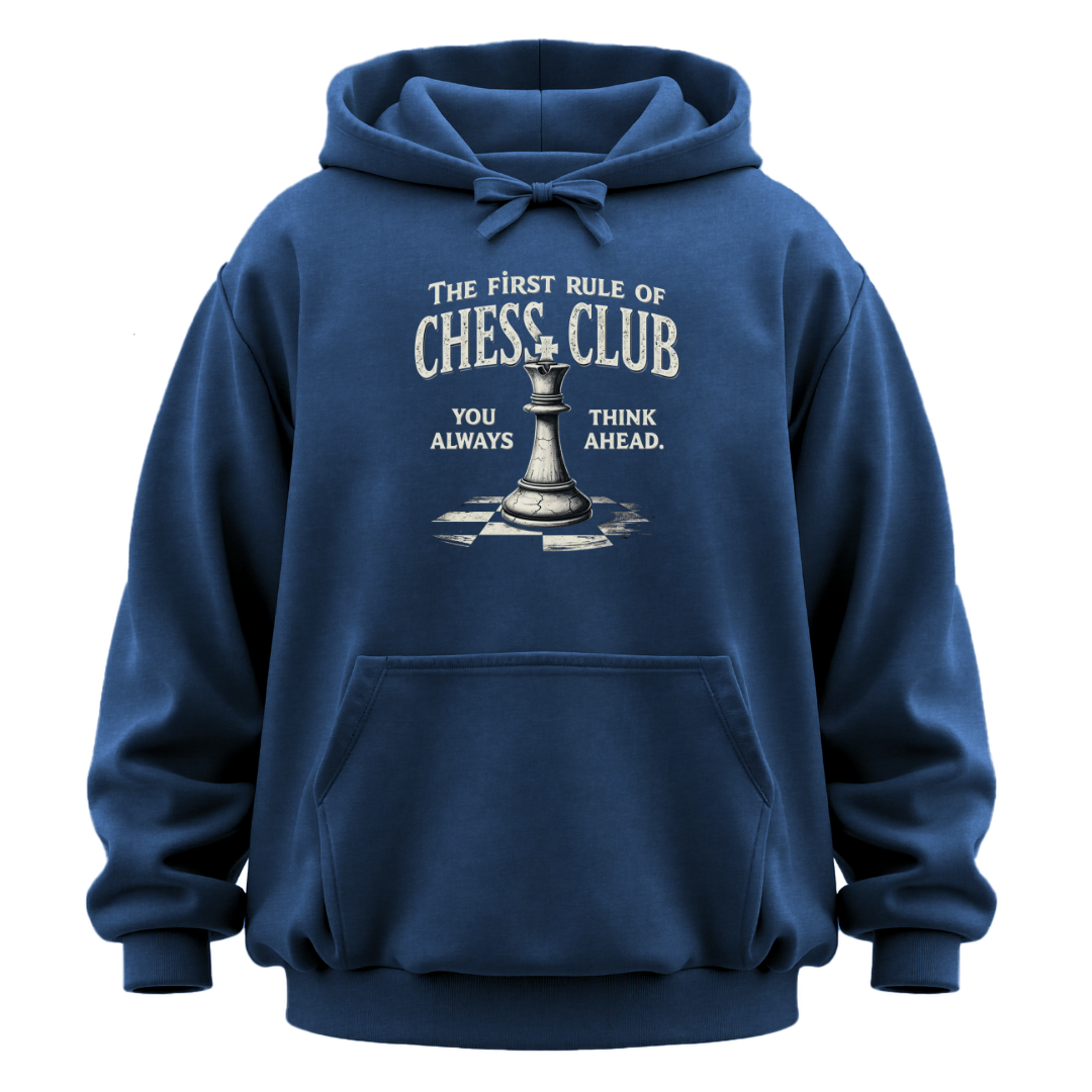 Rules Of Chess Club Garment-Dyed Hoodie