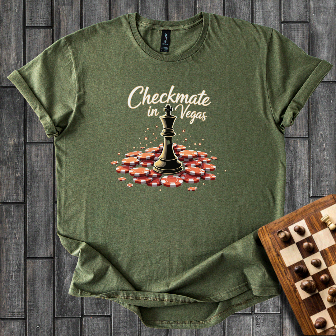 Checkmate in Vegas Chess T-Shirt