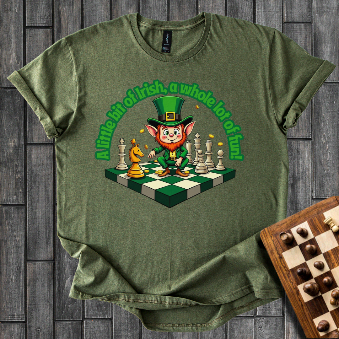 St. Patrick’s Day Leprechaun Chess T-Shirt