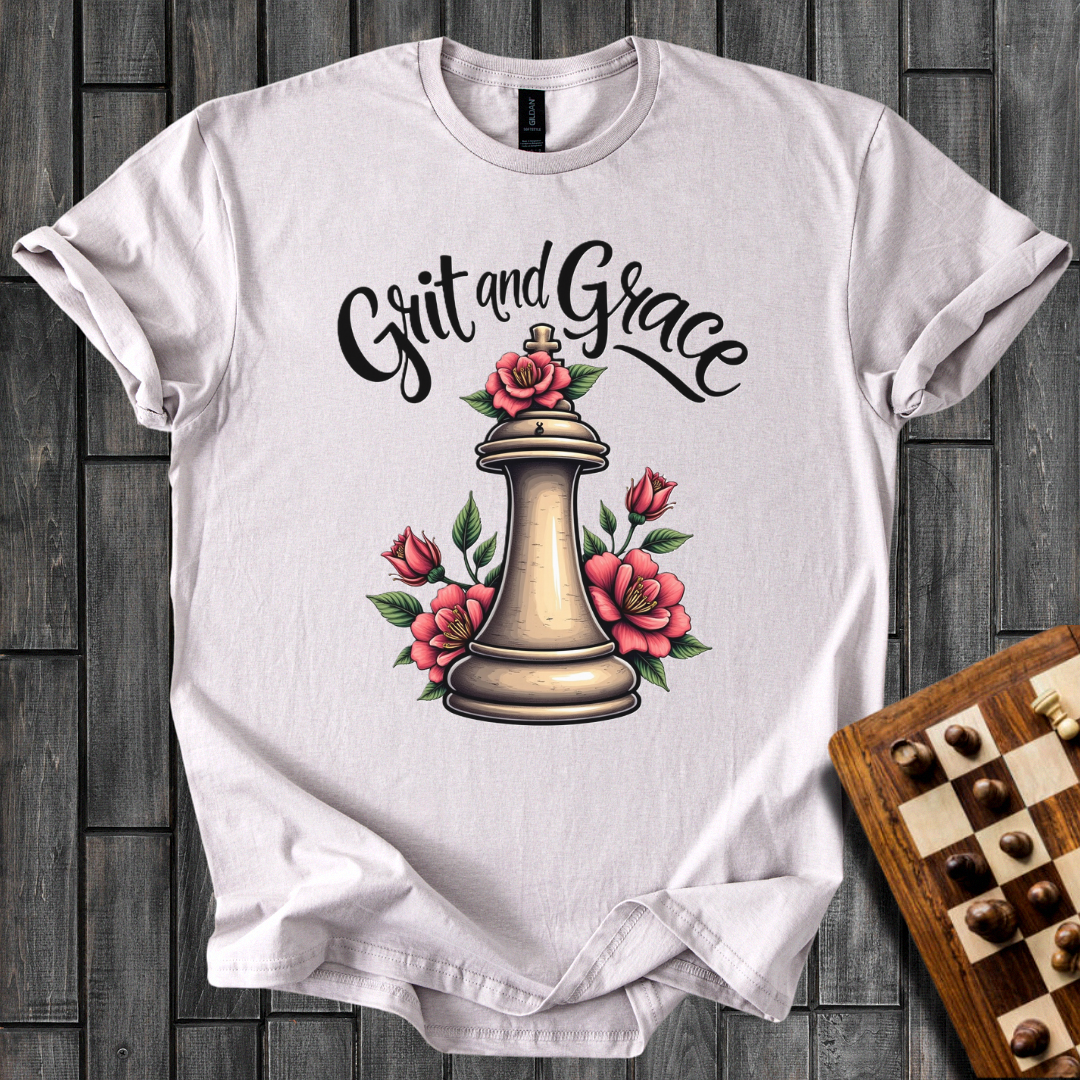 Blossoming Of The Queen Chess T-Shirt