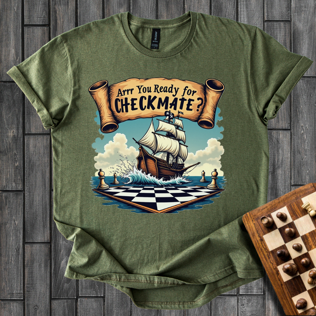 Arrr Pirat Checkmate Chess T-Shirt
