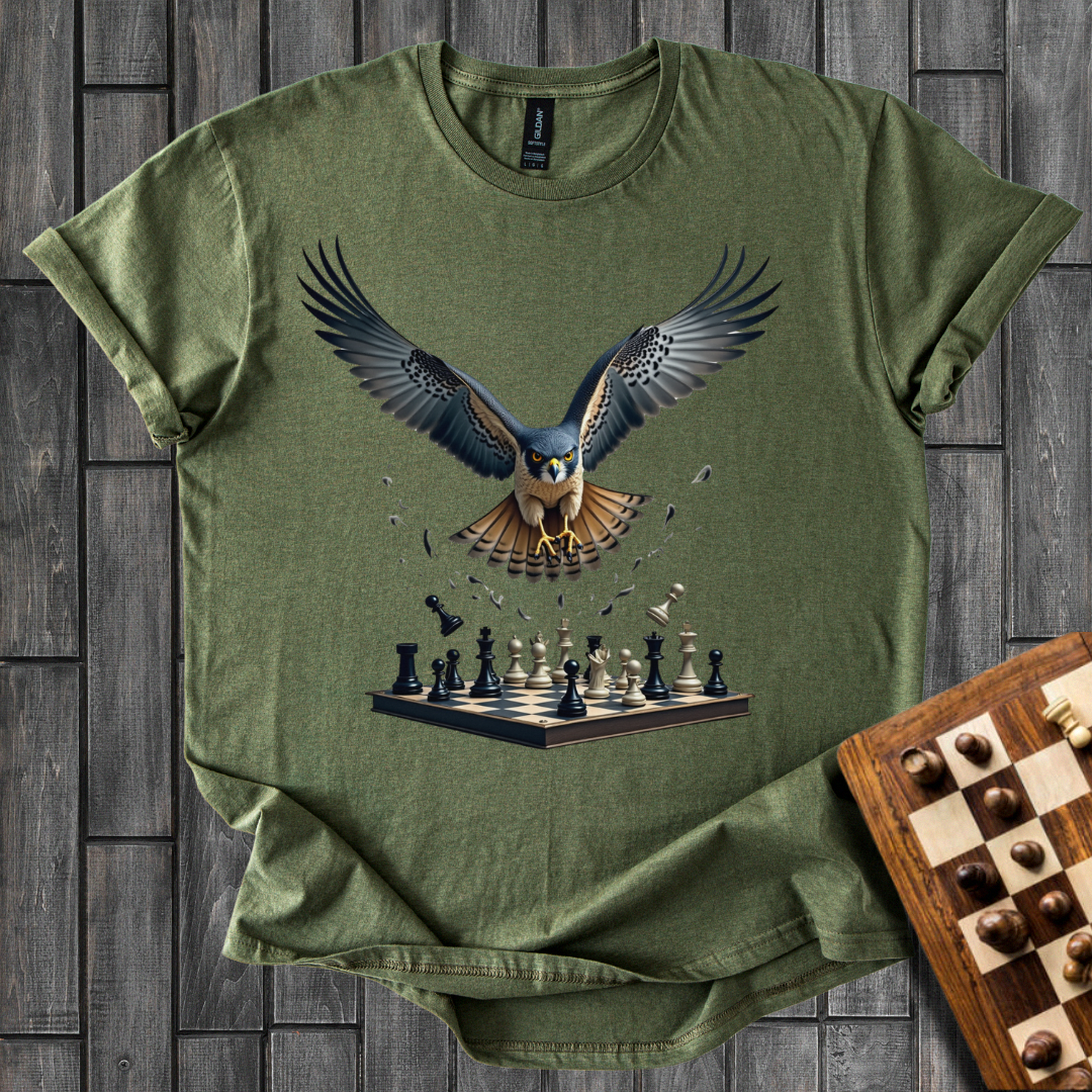 Falcon’s Flight Path Chess T-Shirt