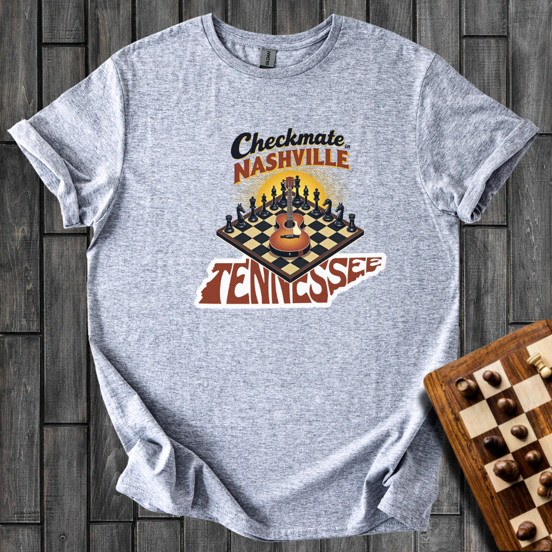 Checkmate in Nashville Chess T-Shirt