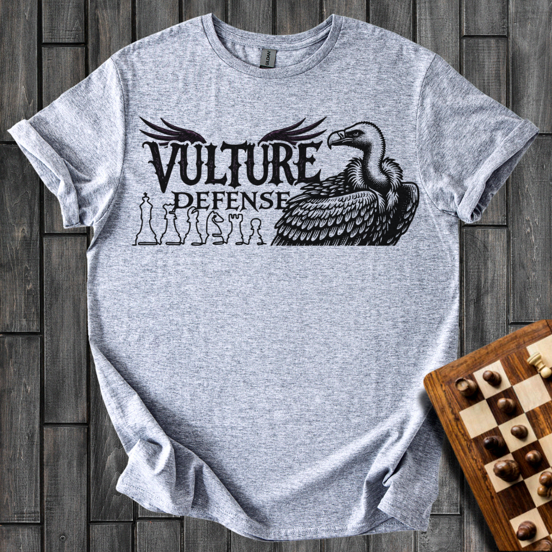Vulture Defense Chess T-Shirt