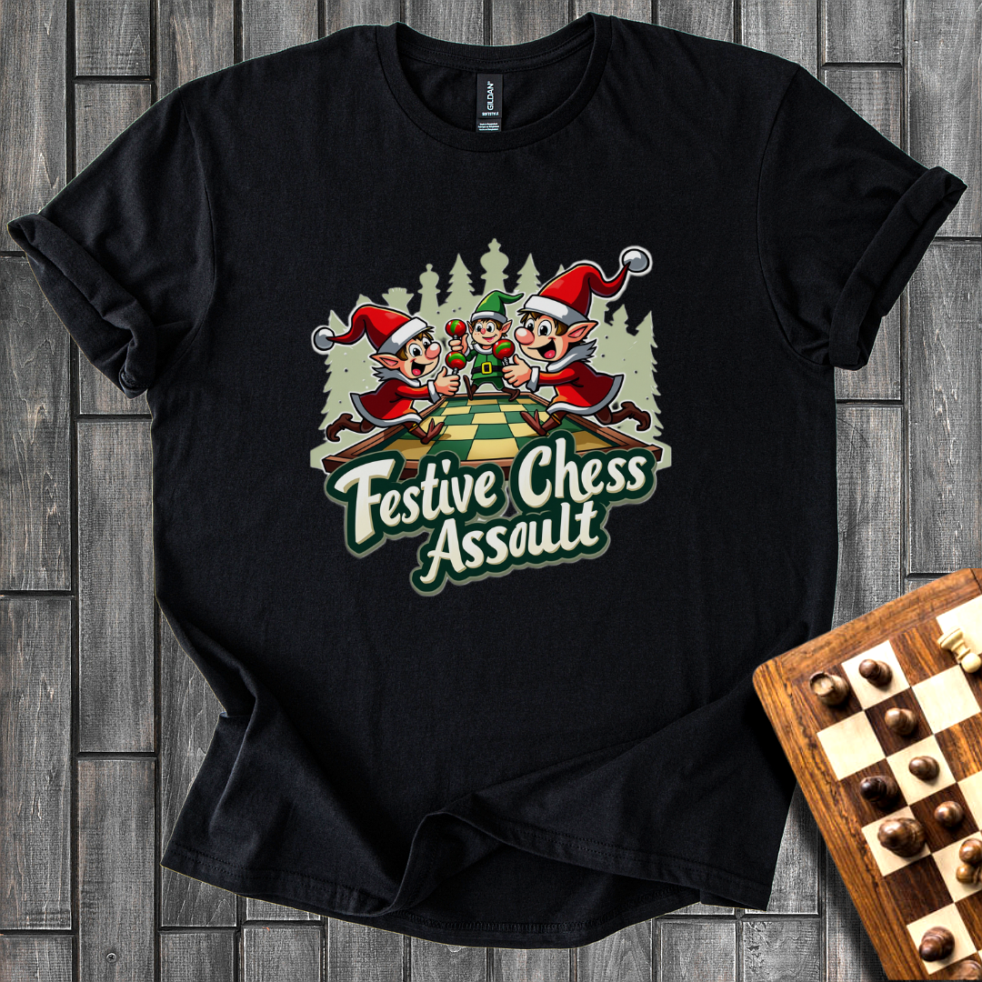 Jolly Elf Chess T-Shirt