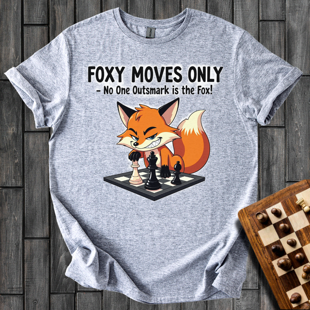 The Secret Foxy Strategy Chess T-Shirt