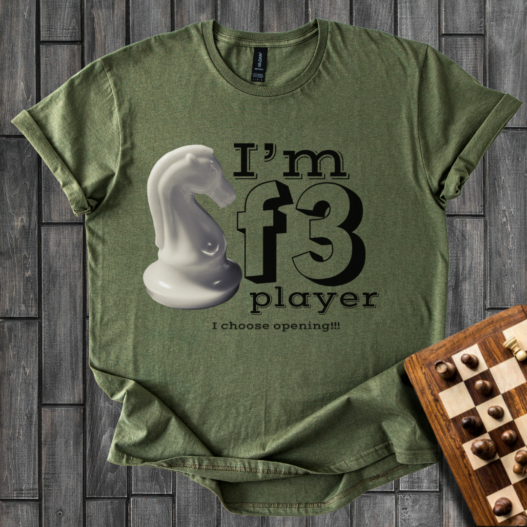 Nf3 Player Chess T-Shirt