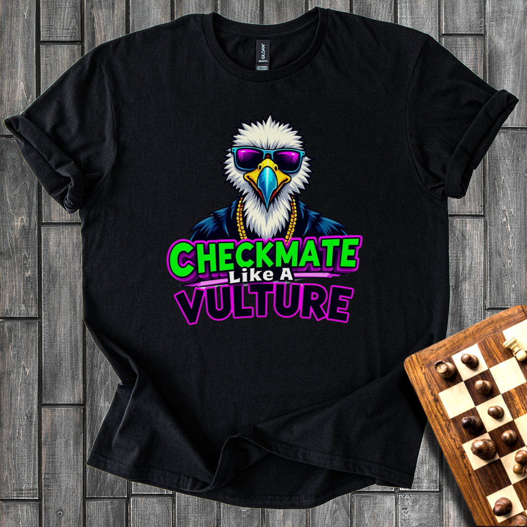 Checkmate Like a Vulture Chess T-Shirt