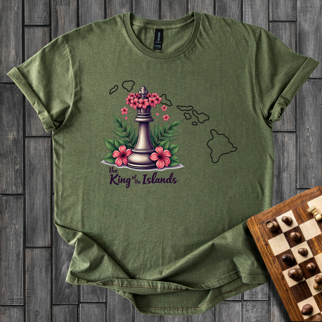 The King Of The Islands Chess T-Shirt