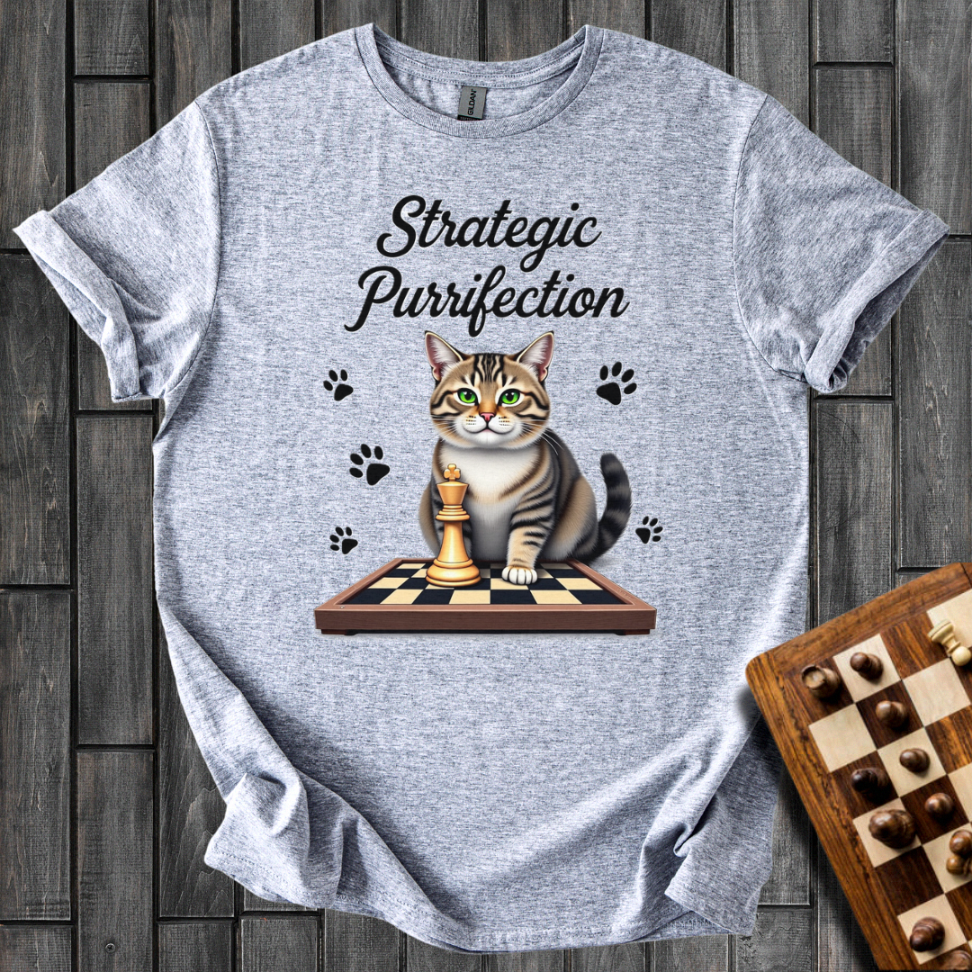 Purr Powerfull Chess T-Shirt