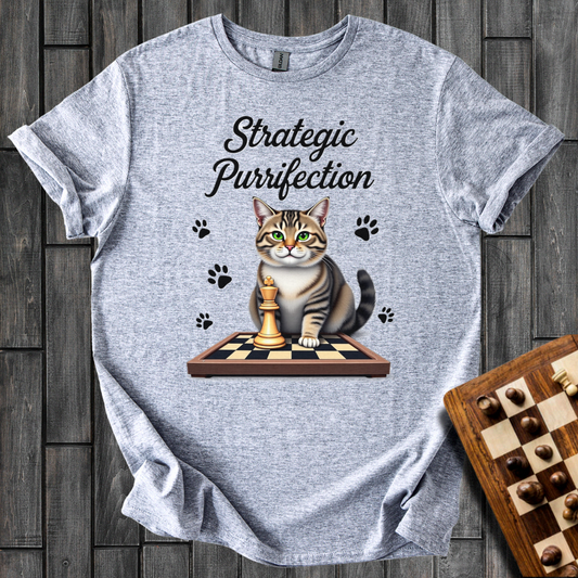 Purr Powerfull Chess T-Shirt