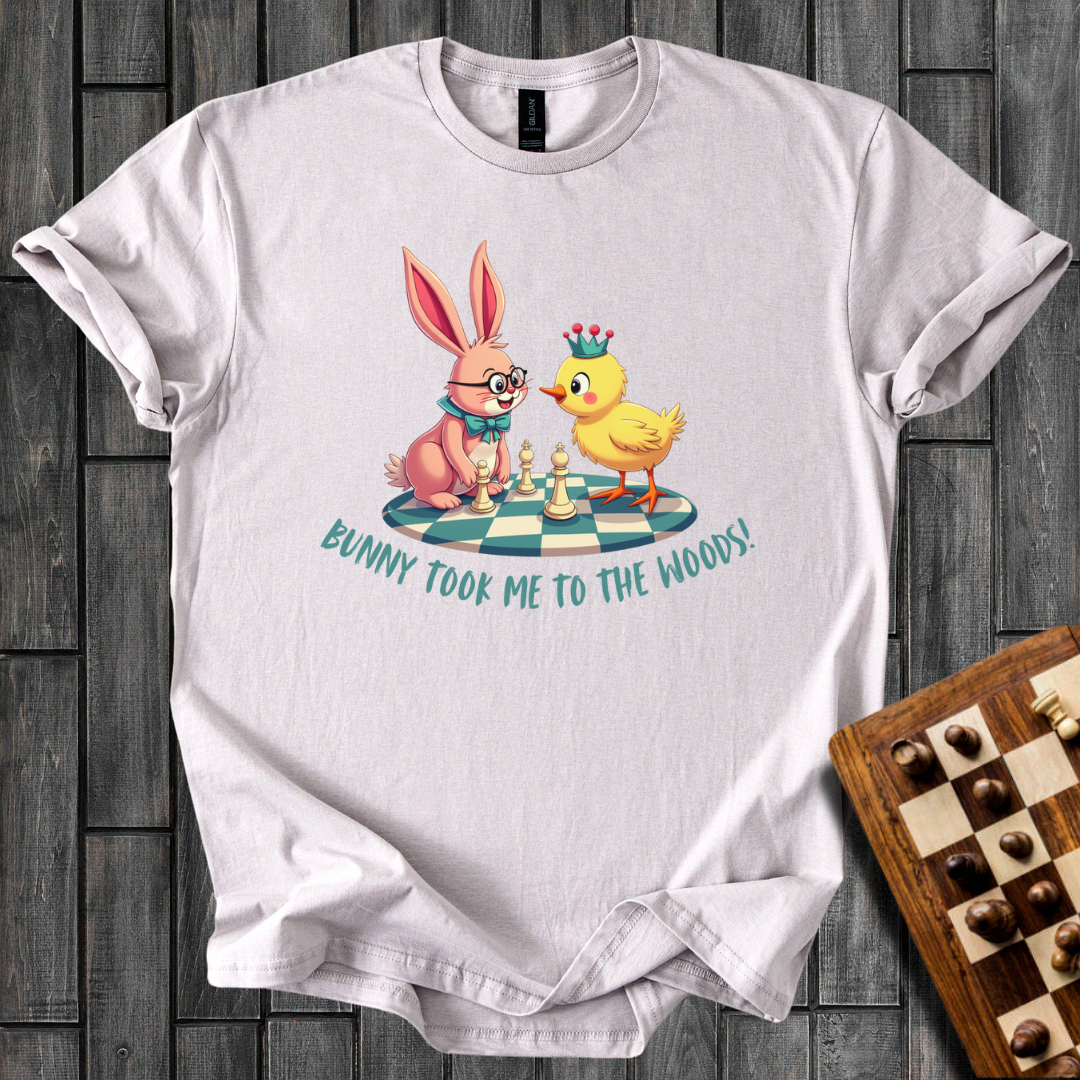 Bunny and Chicken Chess T-Shirt