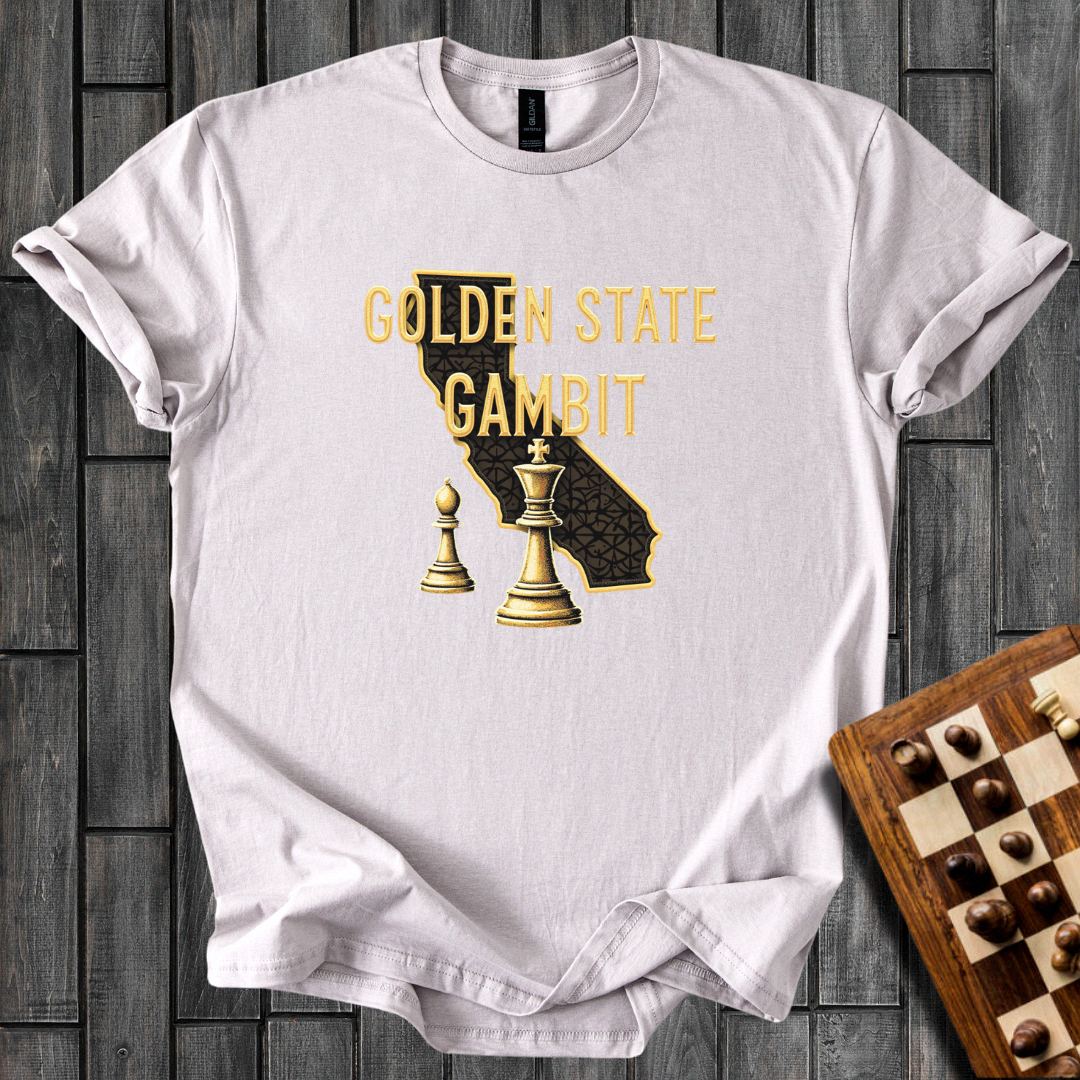 Golden State Gambit Chess T-Shirt
