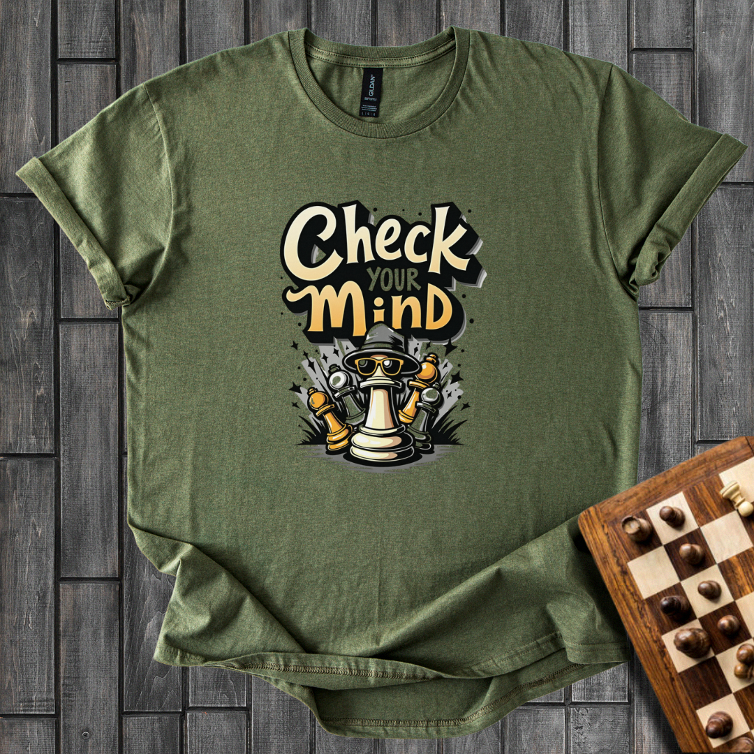 Check Your Mind Chess T-Shirt