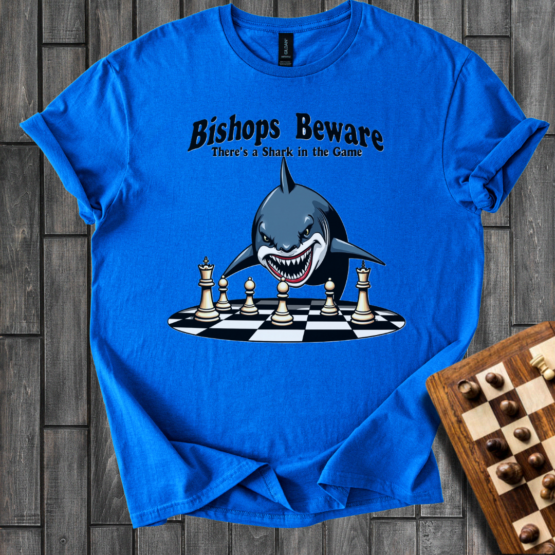 Shark Attack Chess T-Shirt