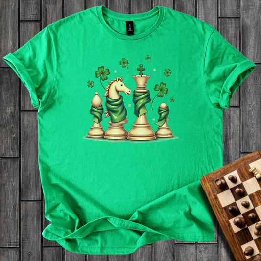 St. Patrick's Day Chess Pieces T-Shirt