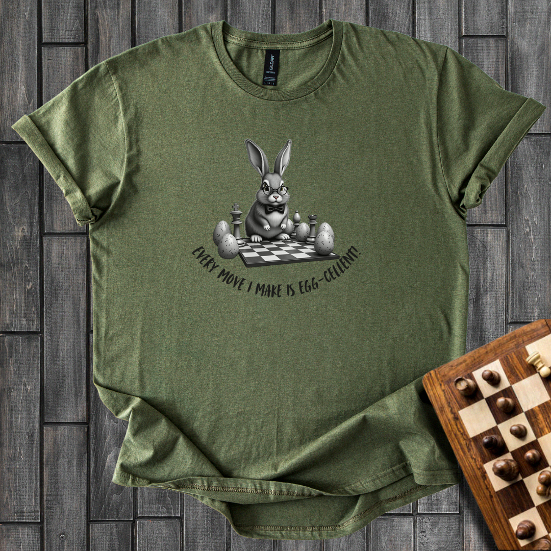 Egg-cellent Move Chess T-Shirt