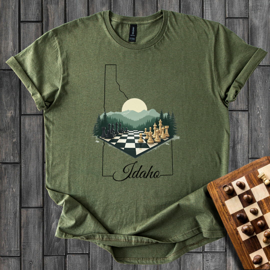 Idaho’s Golden Hour Chess T-Shirt