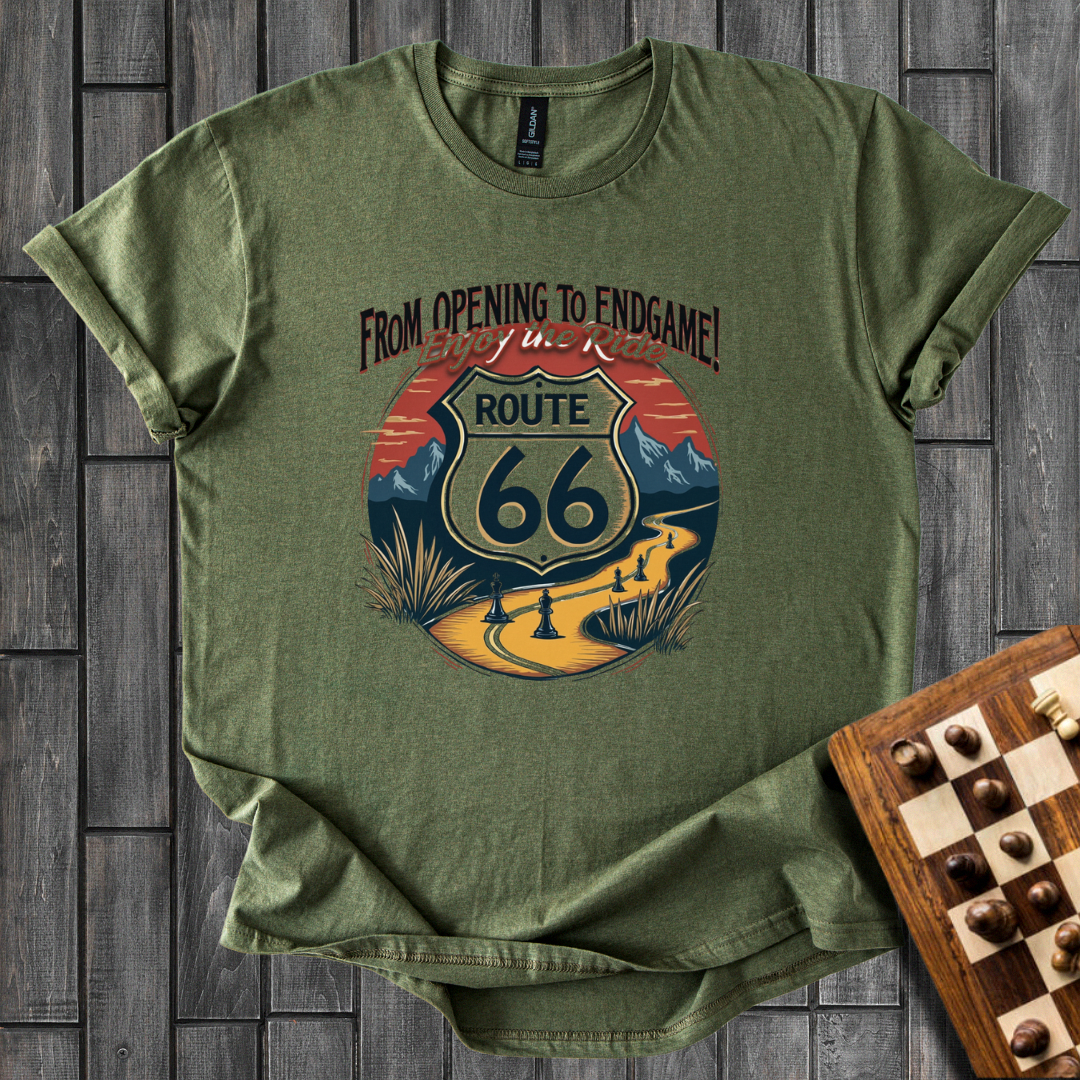 Chess Route 66 T-Shirt