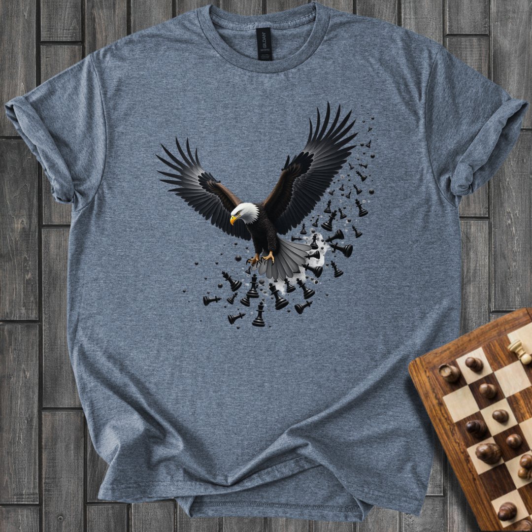 Wings Over the Chess Pieces T-Shirt