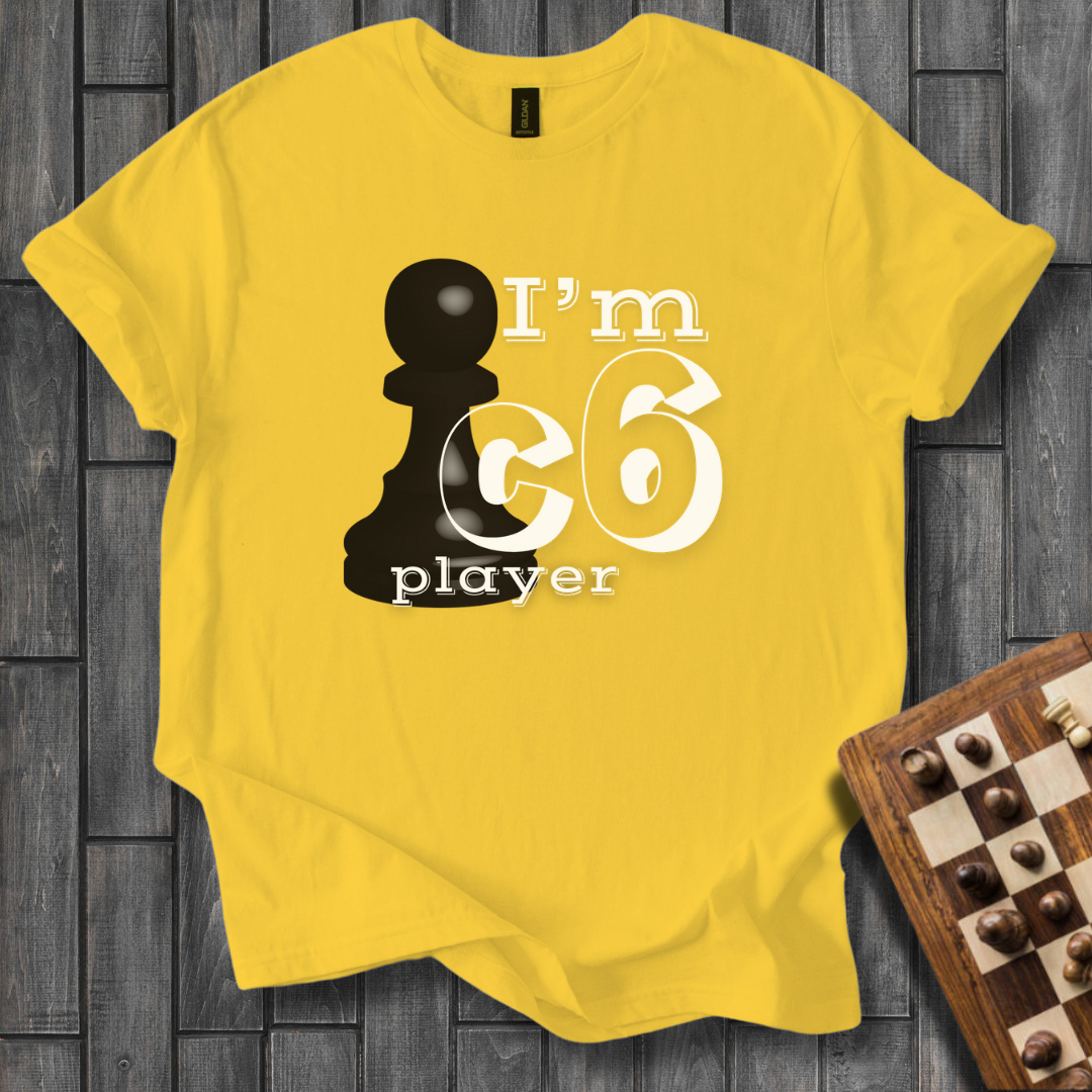 c6 Player Chess T-Shirt