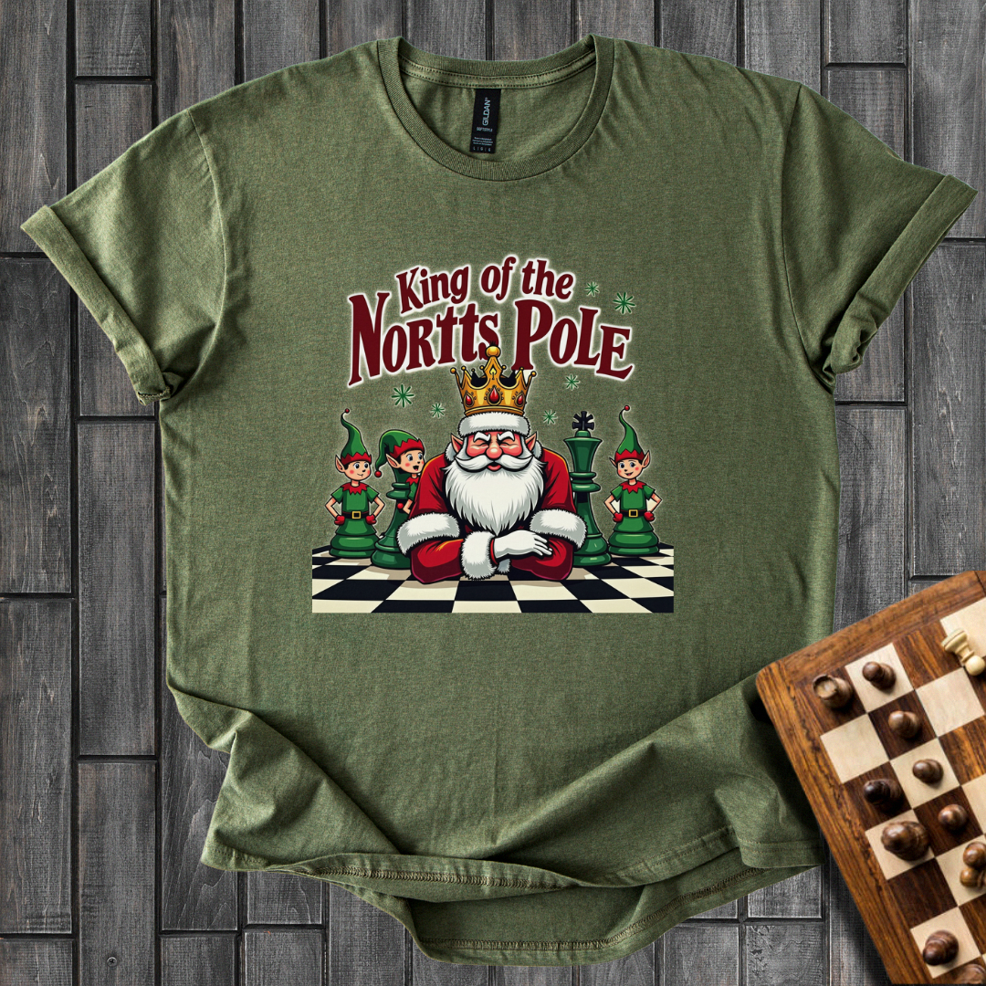 King of the Arctic Throne Chess T-Shirt