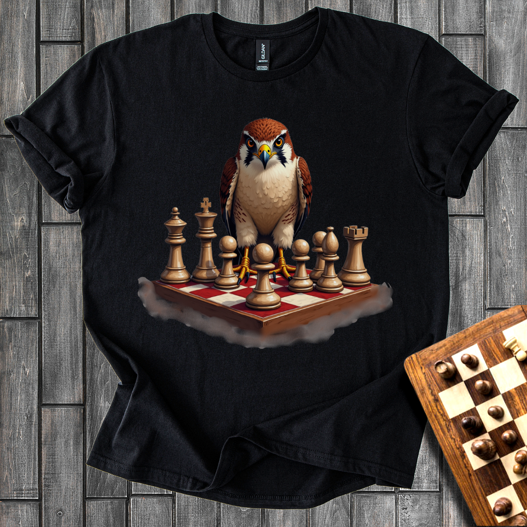 Falcon’s Check Chess T-Shirt