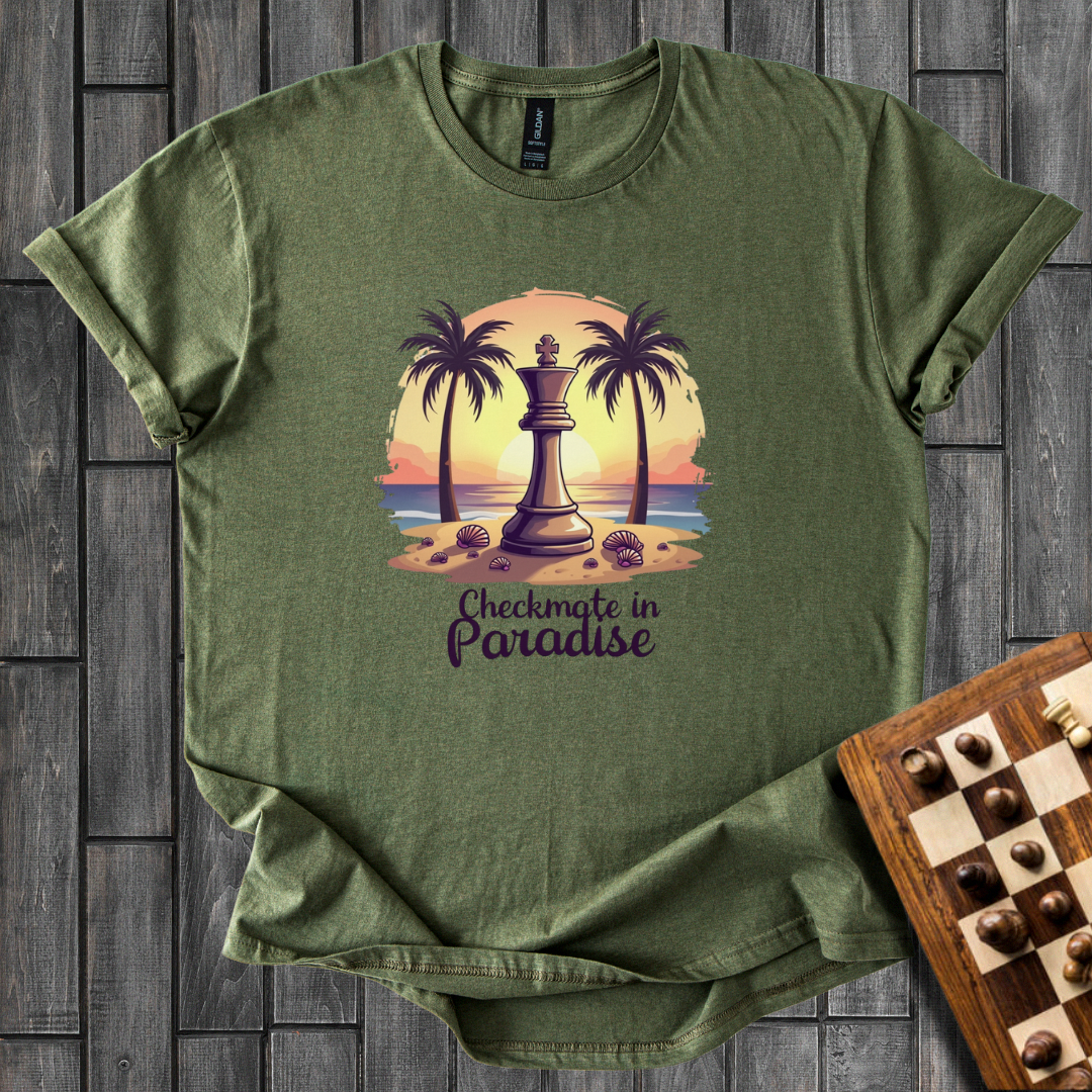 Checkmate in Paradise Chess T-Shirt
