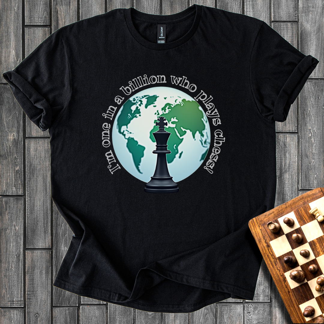 One in a Billion Chess T-Shirt