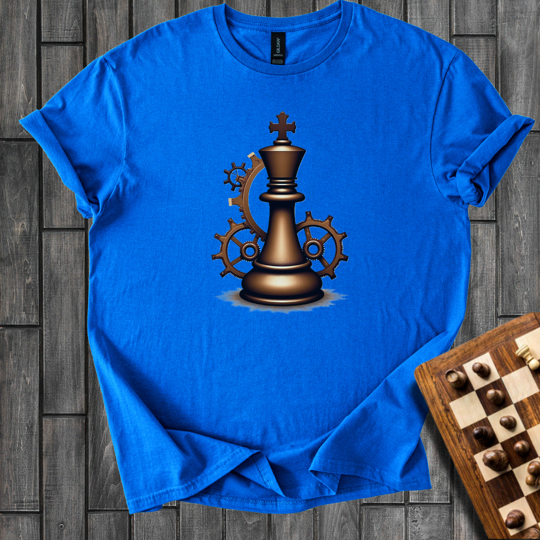 Steampunk Chess King T-Shirt
