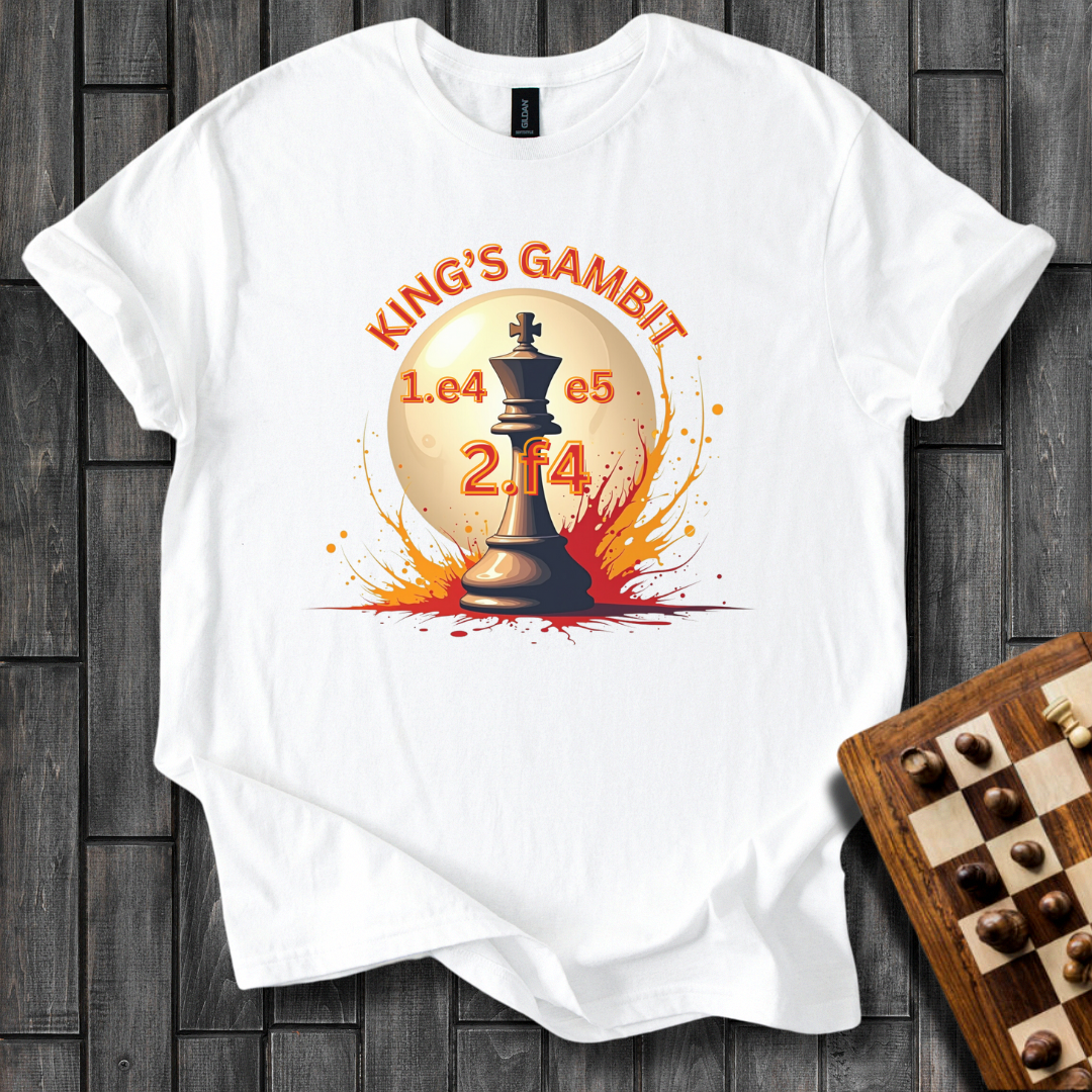 Real King's Gambit Chess T-Shirt
