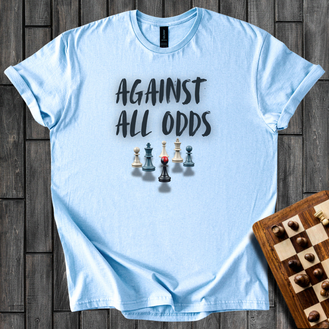 Against All Odds Chess T-Shirt