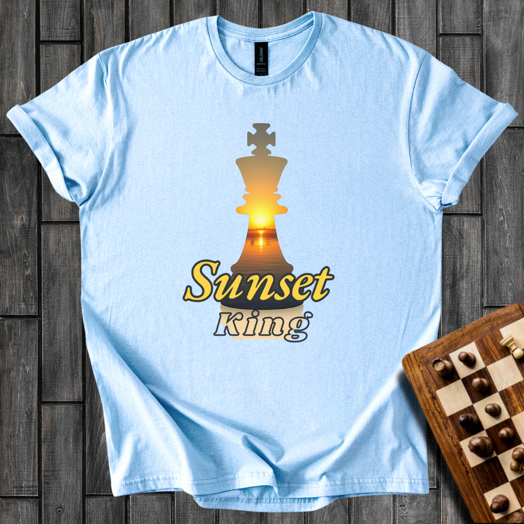 Sunset King Chess T-Shirt
