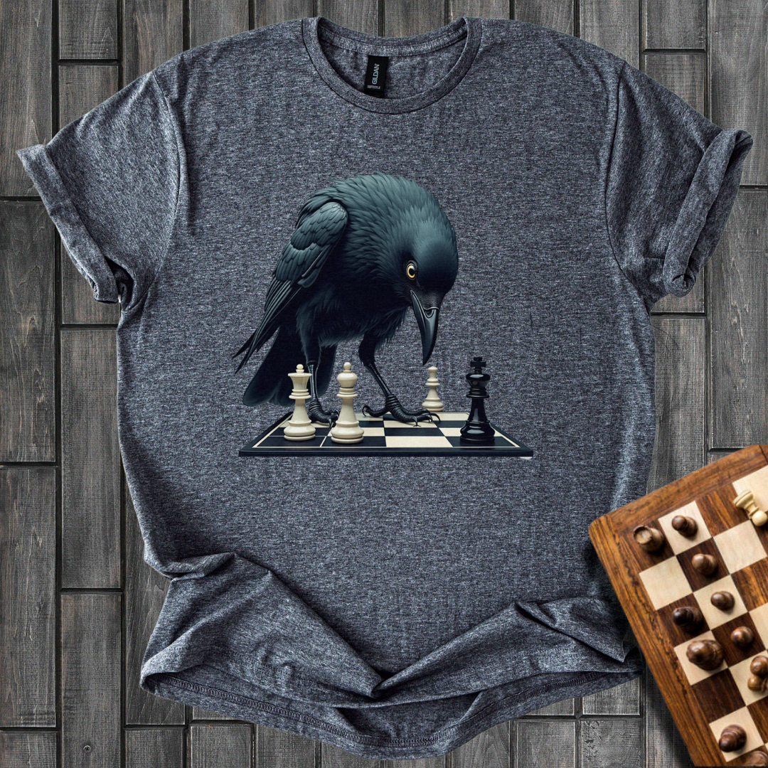 The Crow Knows Chess T-Shirt