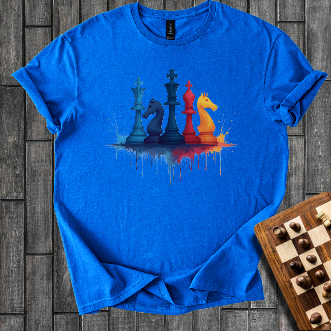 Multicolored Chess T-Shirt