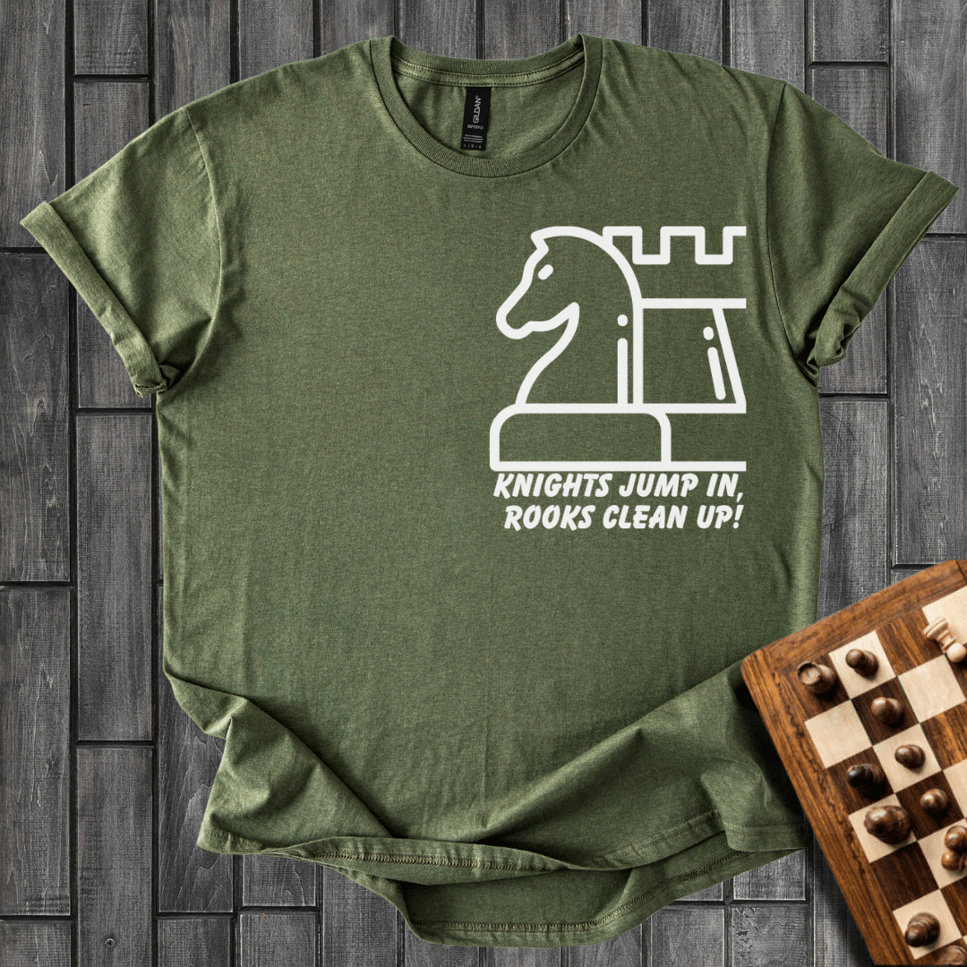 Knight & Rook Chess T-Shirt
