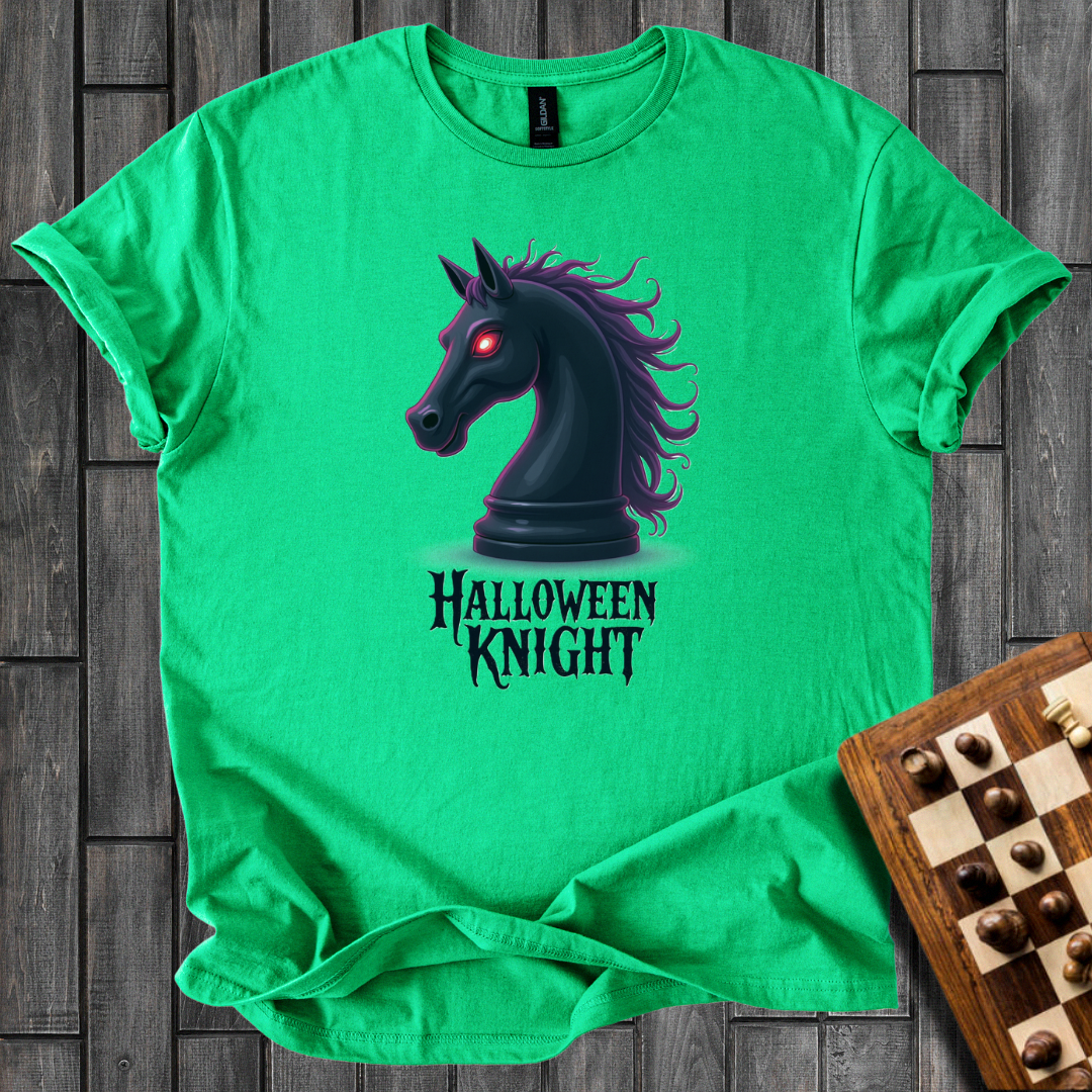 Halloween Knight Chess T-Shirt