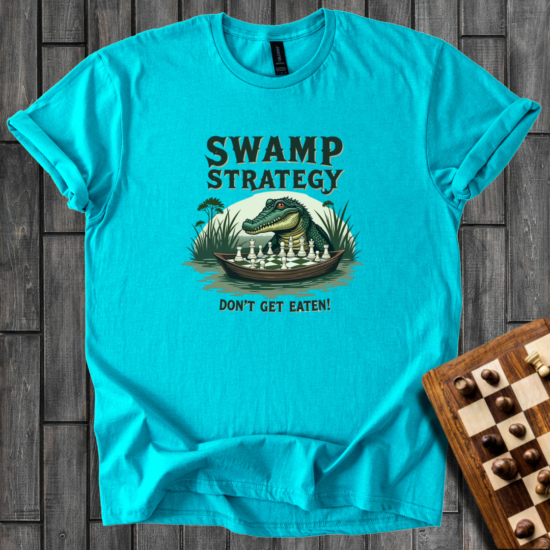 Swamp Strategy Chess T-Shirt