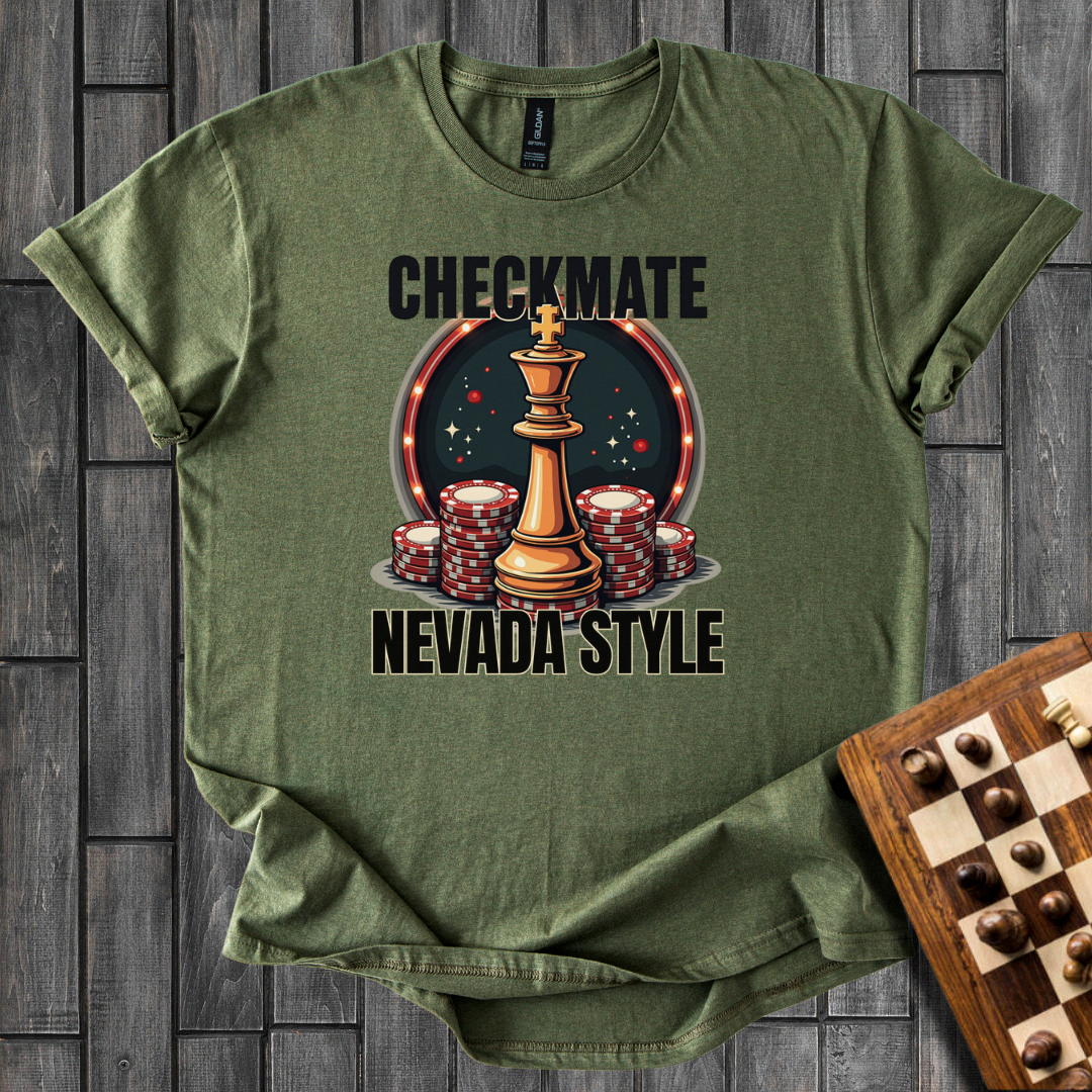 Checkmate Nevada Style Chess T-Shirt