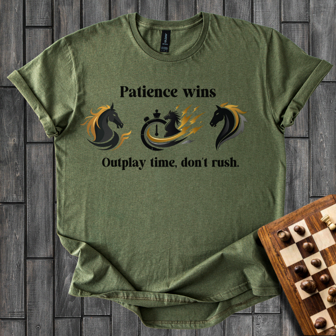 Patience Wins Chess T-Shirt
