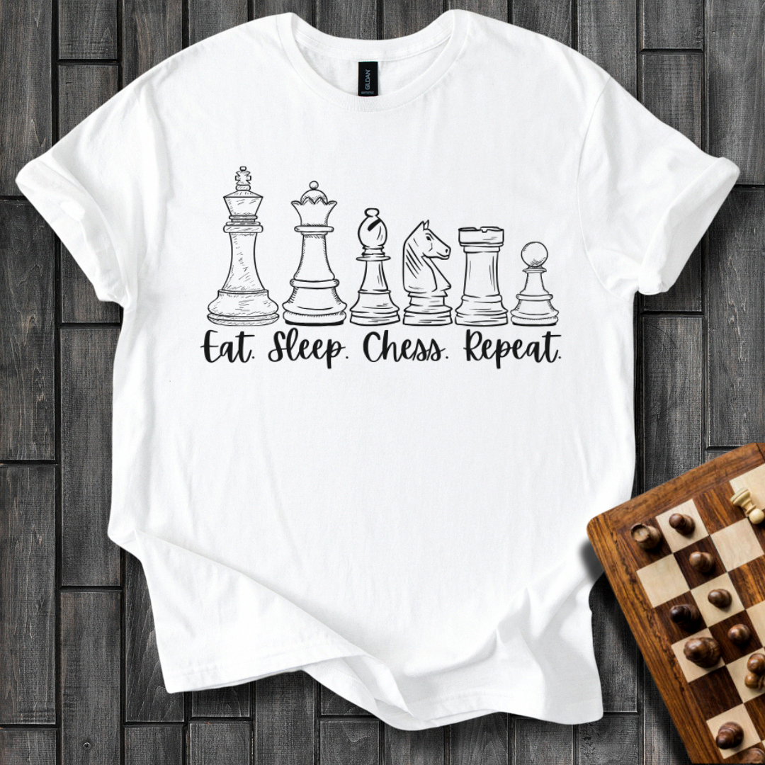 Eat.Sleep.Chess.Repeat T-Shirt