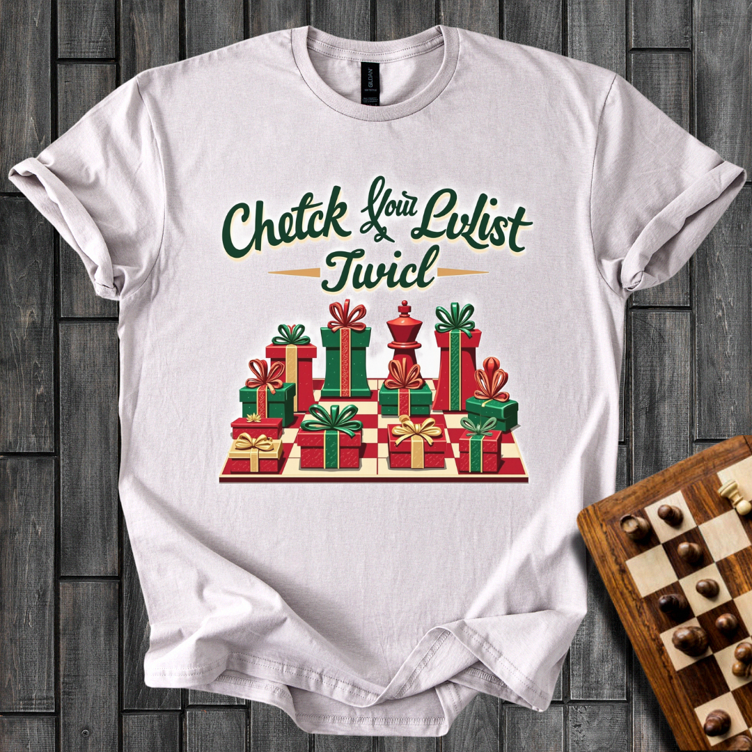Check Your List Chess T-Shirt