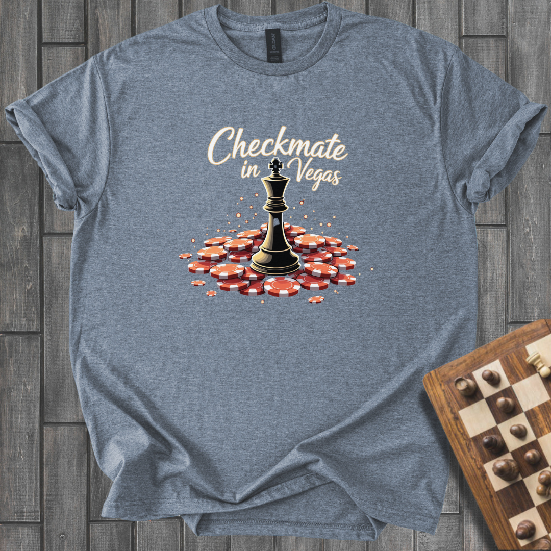 Checkmate in Vegas Chess T-Shirt