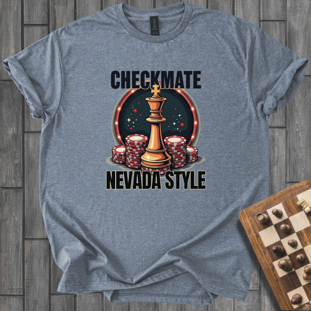 Checkmate Nevada Style Chess T-Shirt